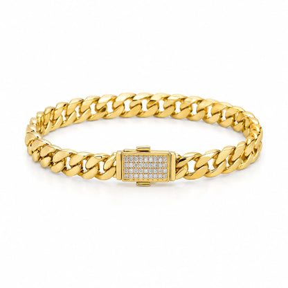 Vera 18K Gold Plated 925 Sterling Silver Cubic Zirconia Bracelet