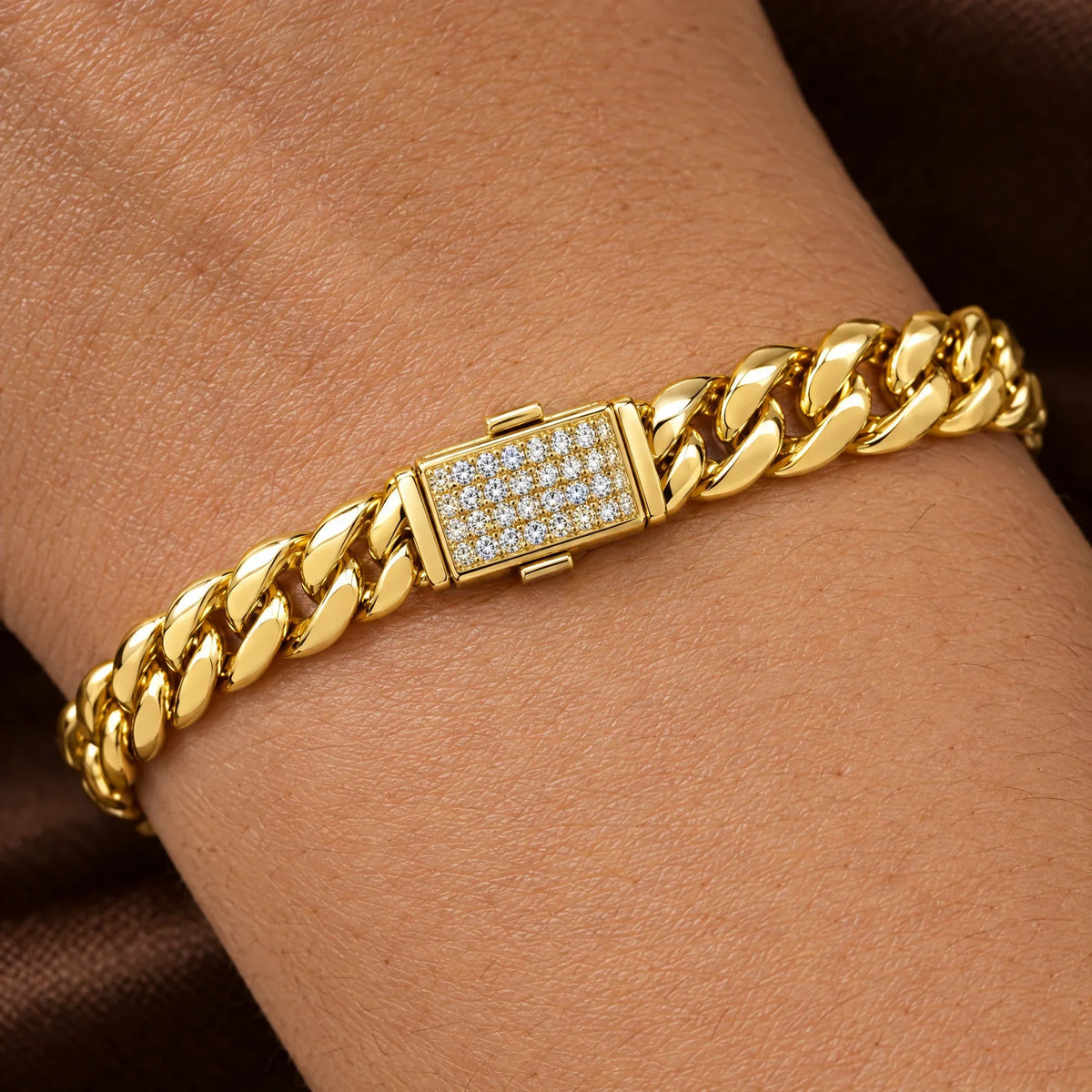 Vera 18K Gold Plated 925 Sterling Silver Cubic Zirconia Bracelet