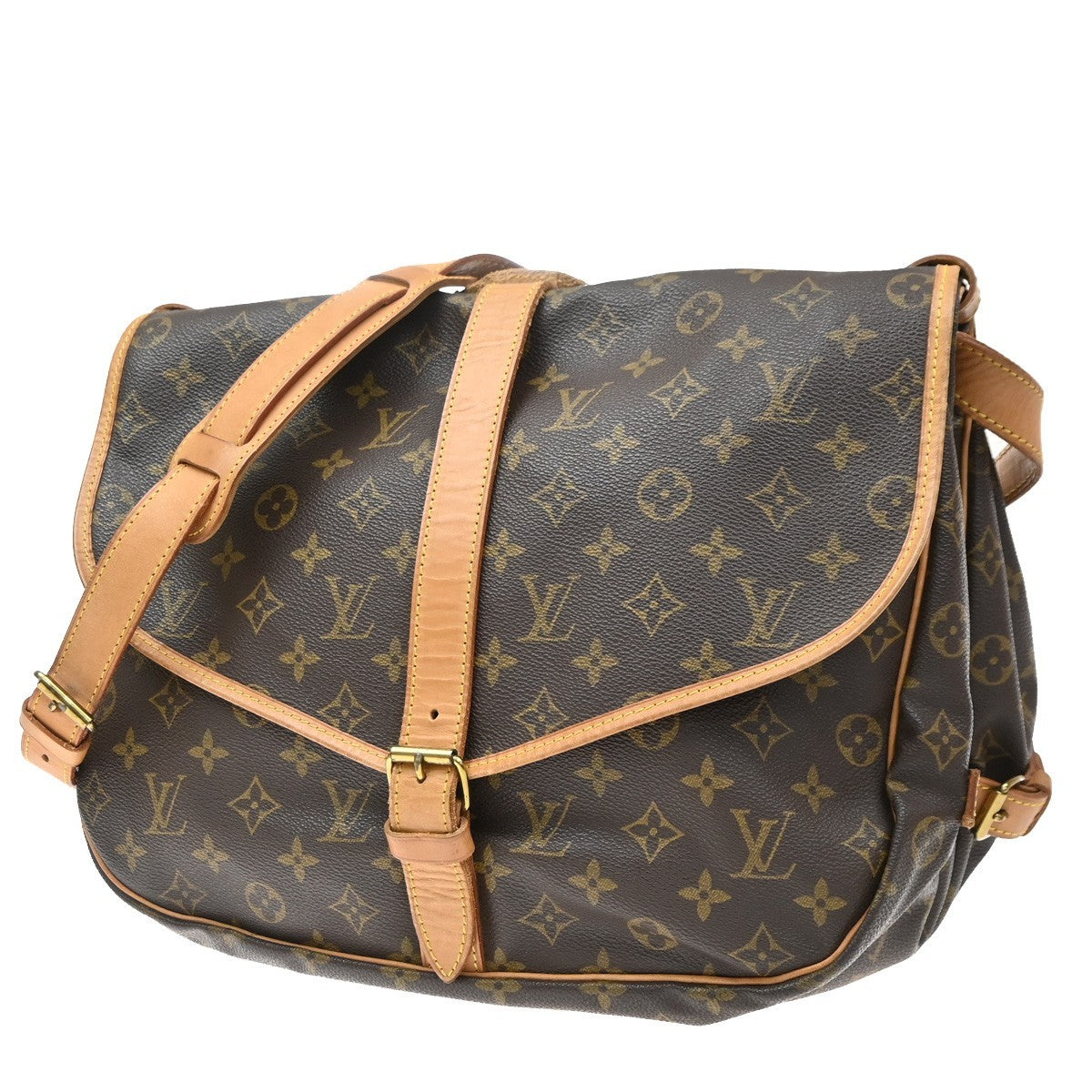 Saumur Handbag Monogram Canvas 35