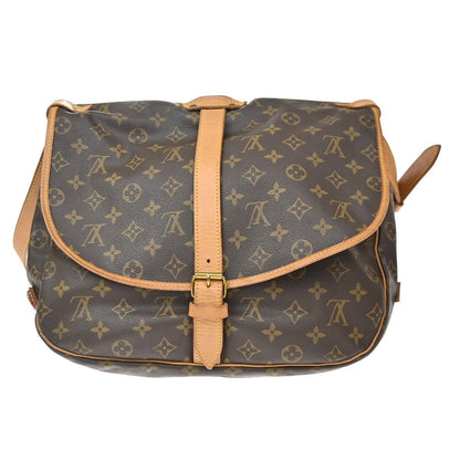 Saumur Handbag Monogram Canvas 35