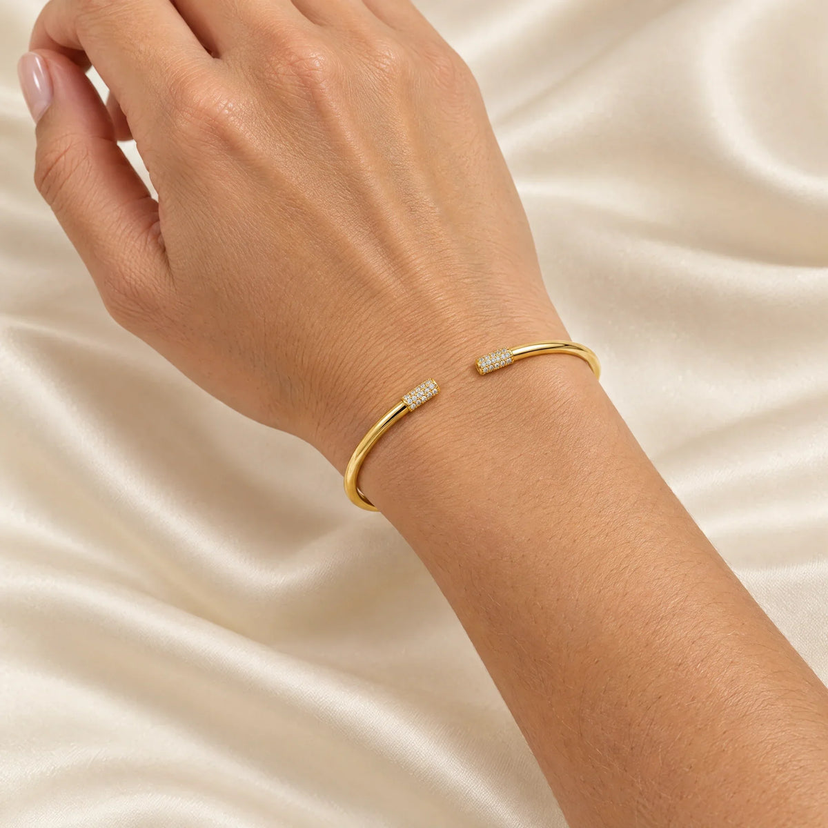 Vienne 18K Gold Plated 925 Sterling Silver Cubic Zirconia Bracelet