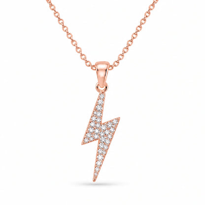 Volta 18K Gold Plated 925 Sterling Silver Cubic Zirconia Necklace