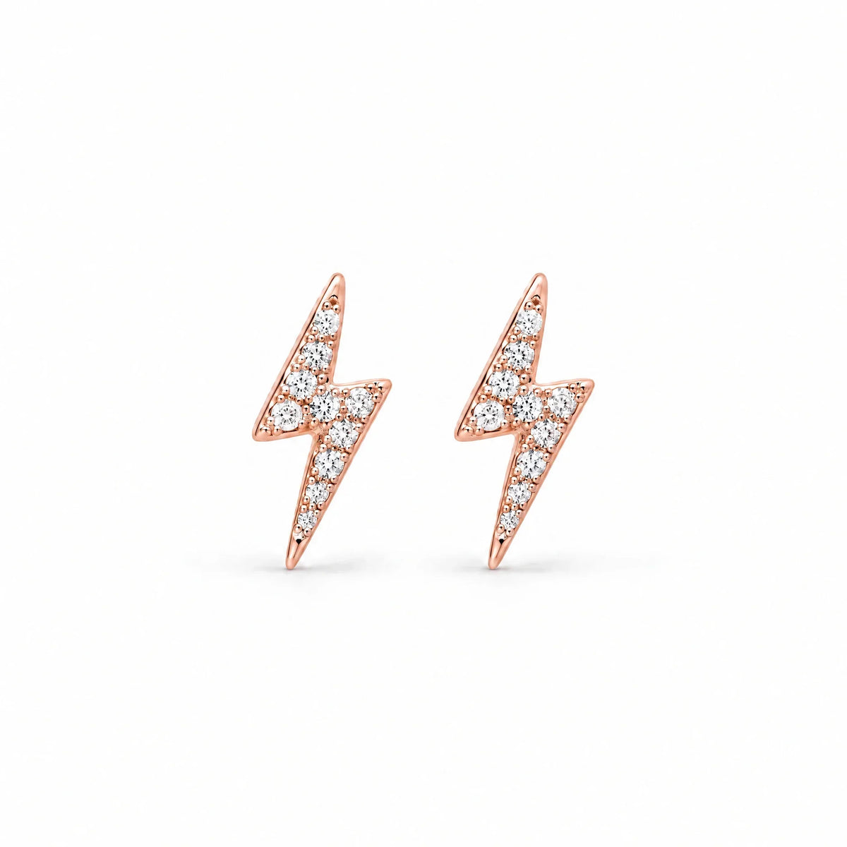 Volta 18K Gold Plated 925 Sterling Silver Cubic Zirconia Earrings