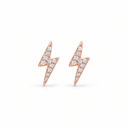 Volta 18K Gold Plated 925 Sterling Silver Cubic Zirconia Earrings