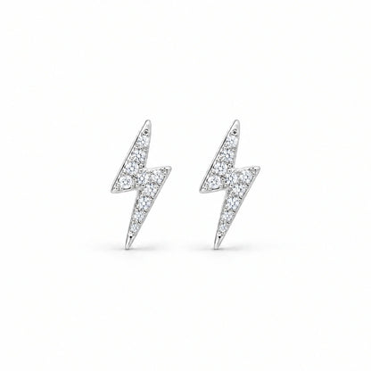 Volta 18K Gold Plated 925 Sterling Silver Cubic Zirconia Earrings