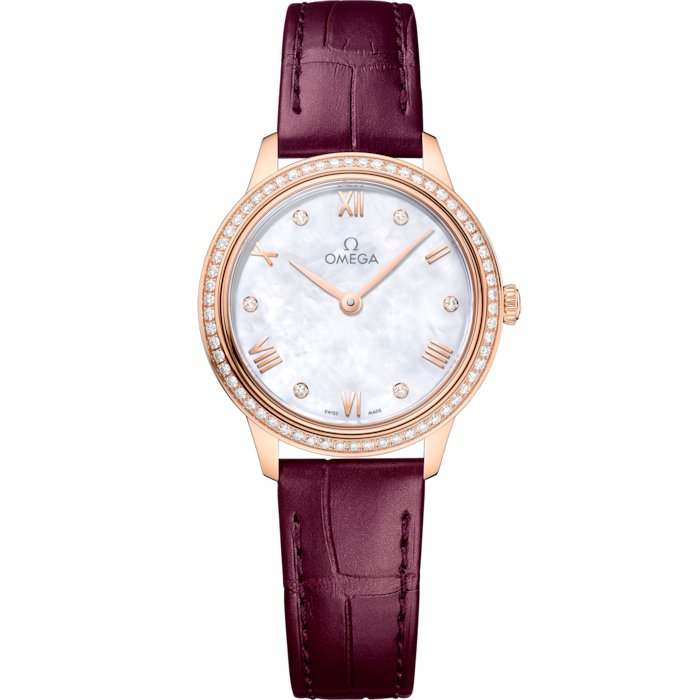 Omega De Ville Prestige 27.5 mm Sedna™ Gold White Dial Strap 434.58.28.60.55.001