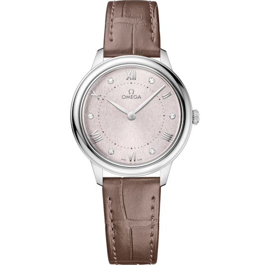 Omega De Ville Prestige 30 mm Steel Silver Dial Strap 434.13.30.60.52.001