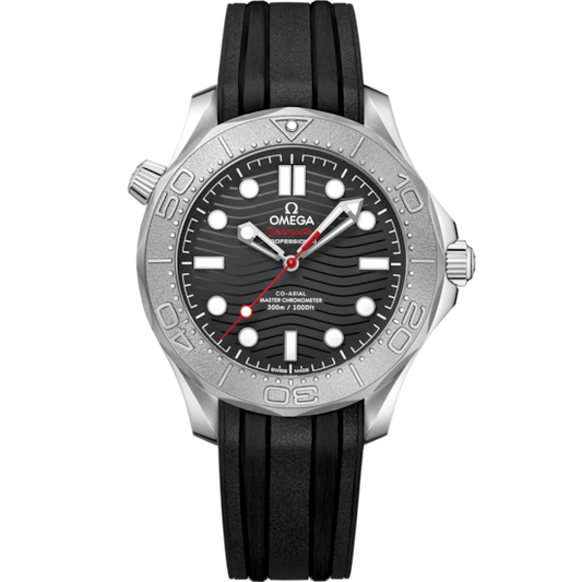Omega Seamaster Diver 300M 42 mm Steel Black Dial Strap 210.32.42.20.01.002
