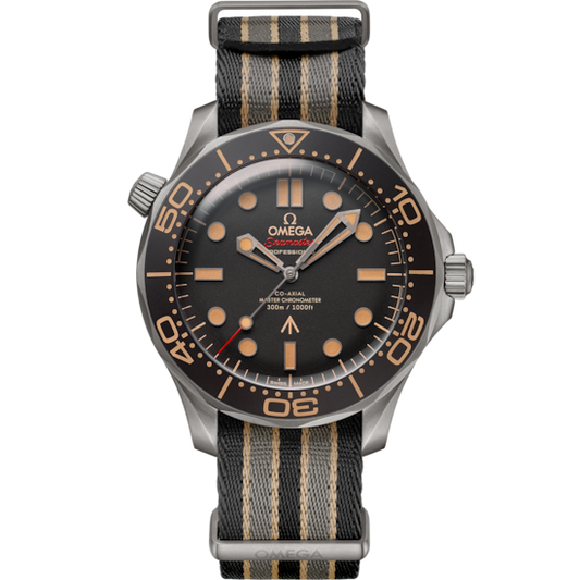 Omega Seamaster Diver 300M 42 mm Titanium Brown Dial Strap 210.92.42.20.01.001