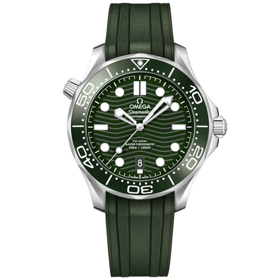 Omega Seamaster Diver 300M 42 mm Steel Green Dial Strap 210.32.42.20.10.001
