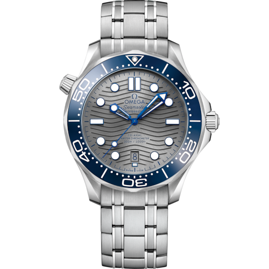 Omega Seamaster Diver 300M 42 mm Steel Grey Dial Bracelet 210.30.42.20.06.001