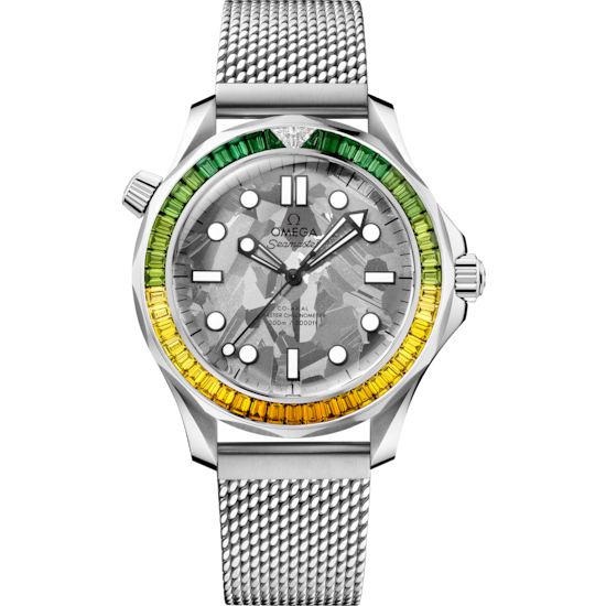 Omega Seamaster Diver 300M 42 mm Canopus Gold Grey Dial Bracelet 210.55.42.20.99.001