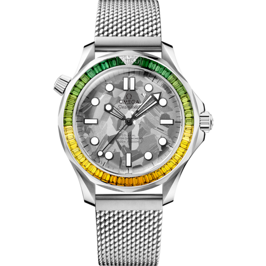 Omega Seamaster Diver 300M 42 mm Canopus Gold Grey Dial Bracelet 210.55.42.20.99.001