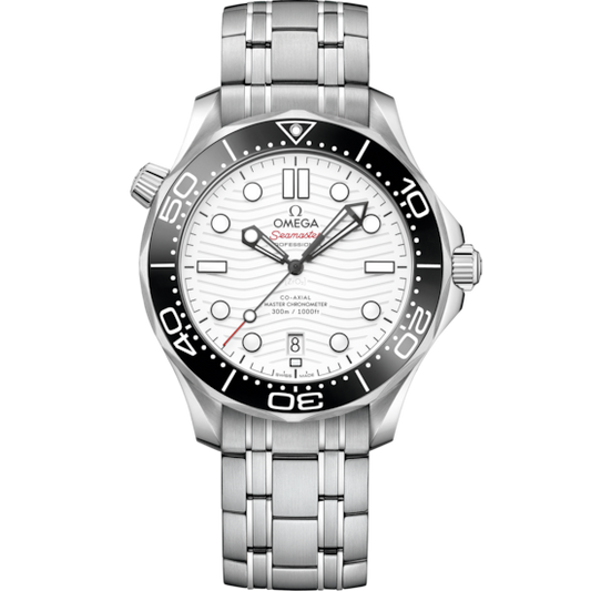 Omega Seamaster Diver 300M 42 mm Steel White Dial Bracelet 210.30.42.20.04.001