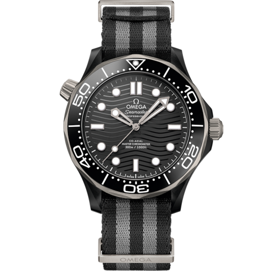 Omega Seamaster Diver 300M 43.5 mm Black Ceramic Black Dial Strap 210.92.44.20.01.002