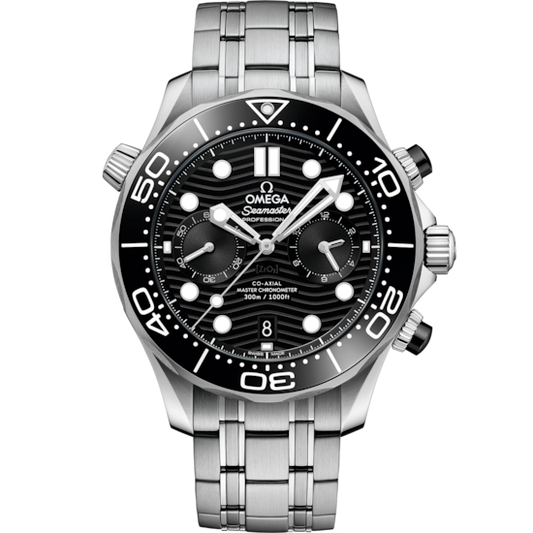 Omega Seamaster Diver 300M 44 mm Steel Black Dial Bracelet 210.30.44.51.01.001