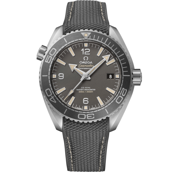 Omega Seamaster Planet Ocean 600M 43.5 mm Stainless Steel Grey Dial Strap 215.32.44.21.01.002