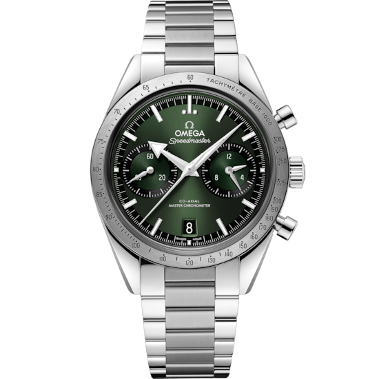Omega Speedmaster '57 40.5 mm Steel Green Dial Bracelet 332.10.41.51.10.001