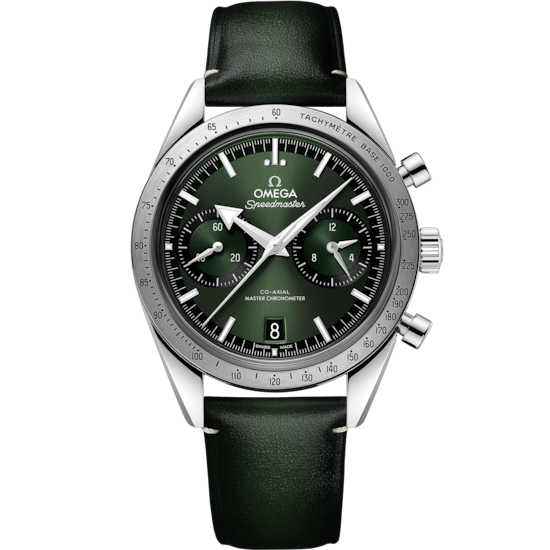 Omega Speedmaster '57 40.5 mm Steel Green Dial Strap 332.12.41.51.10.001