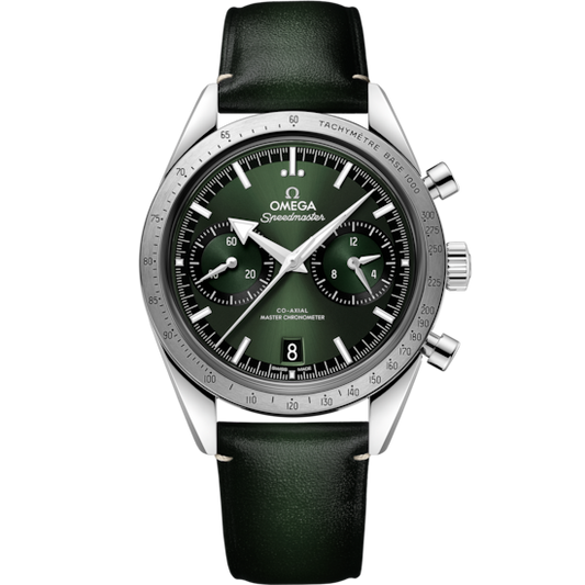Omega Speedmaster '57 40.5 mm Steel Green Dial Strap 332.12.41.51.10.001