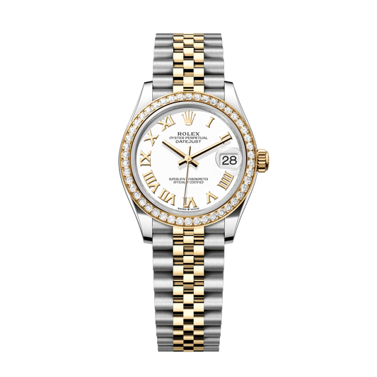 Rolex Datejust 31 mm White Diamond Oystersteel Yellow Gold Jubilee 278383rbr-0002