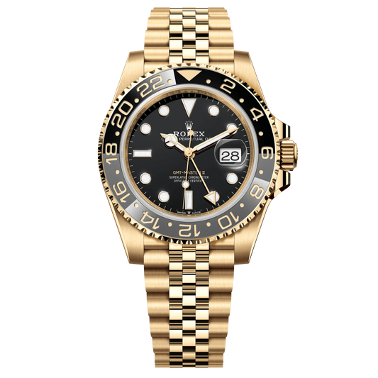 Rolex GMT-Master II 40 mm 18k Yellow Gold Black Jubilee 126718grnr-0001