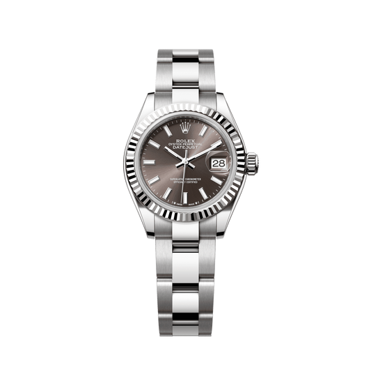 Rolex Lady-Datejust 28 mm Dark Grey Dial Oystersteel White Gold Oyster 279174-0012