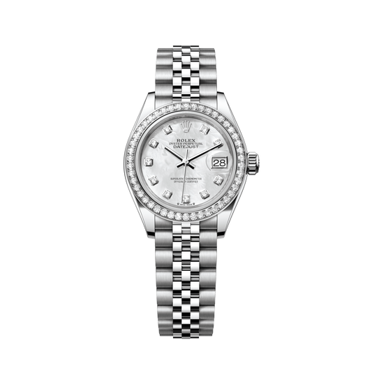 Rolex Lady-Datejust 28 mm White Mother-Of-Pearl Diamond Jubilee 279384rbr-0011