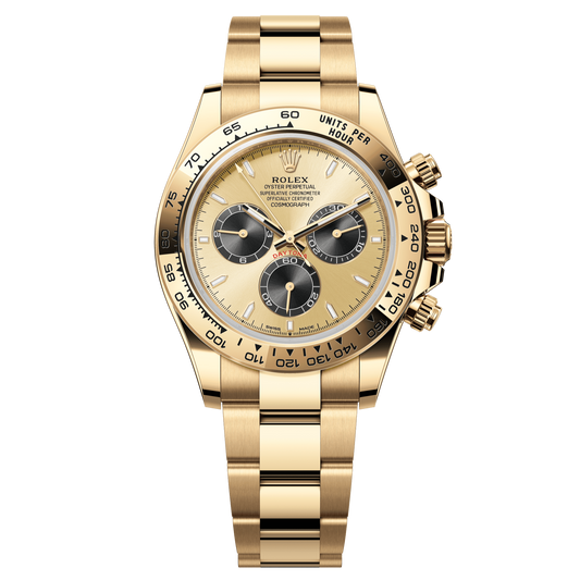 Rolex Oyster 40 mm Golden and Bright Black 18k Yellow Gold 126508-0006