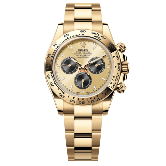 Rolex Oyster 40 mm Golden and Bright Black 18k Yellow Gold 126508-0006