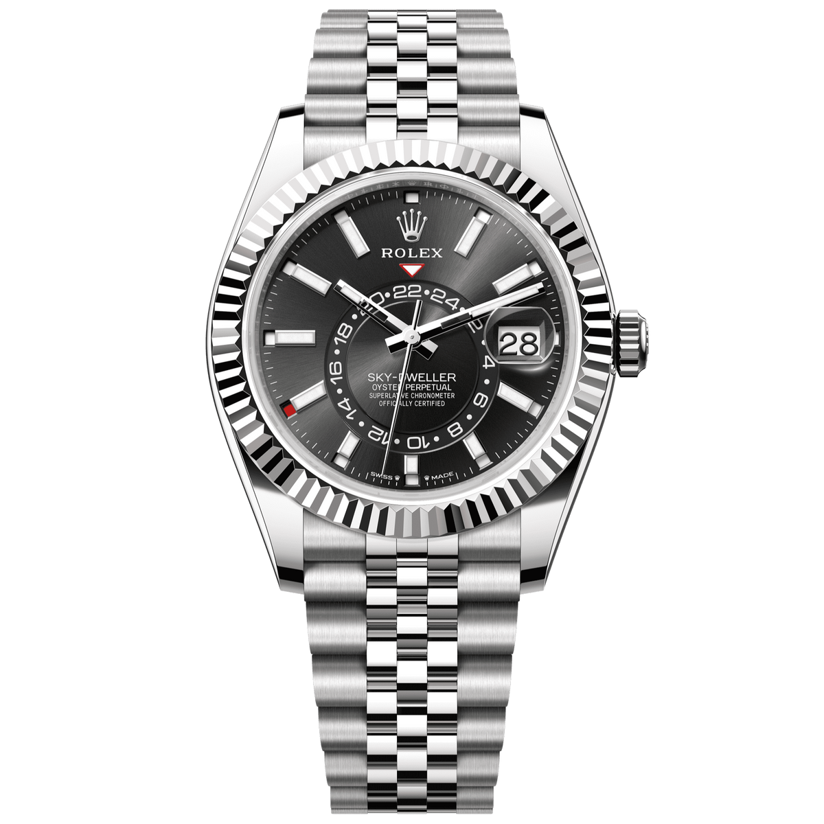 Rolex Sky-Dweller 42 mm Steel White Gold Jubilee 336934-0008