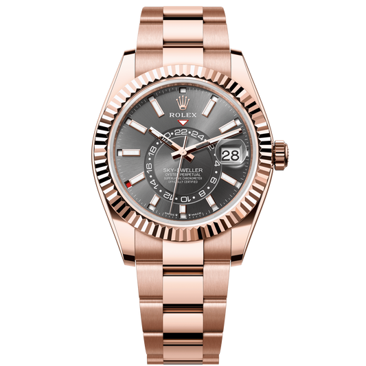 Rolex Sky-Dweller 42 mm Slate 18k Everose Gold Oyster 336935-0004