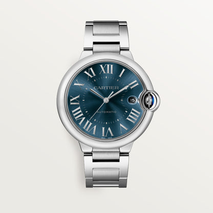 Cartier Ballon Bleu 40 mm Steel Blue Dial Bracelet WSBB0061