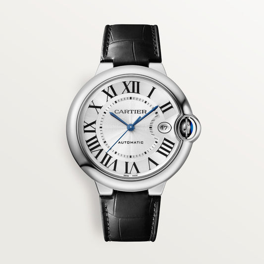 Cartier Ballon Bleu 40 mm Steel Silver Dial Strap WSBB0039