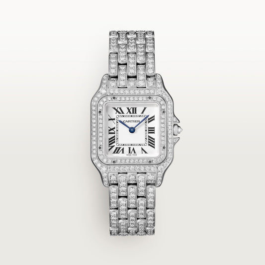 Cartier Panthère 29 mm White Gold White Dial Bracelet HPI01130