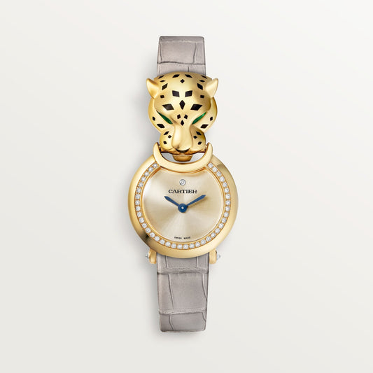 Cartier Panthère 23.6 mm Yellow Gold Golden Dial Strap HPI01297