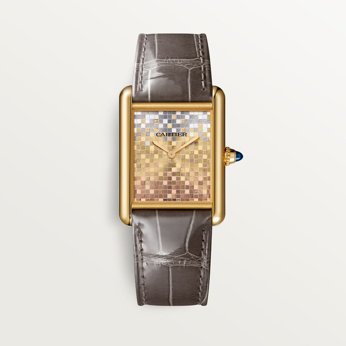 Cartier Tank Louis 33.7 mm Yellow Gold Gold Dial Strap WGTA0175