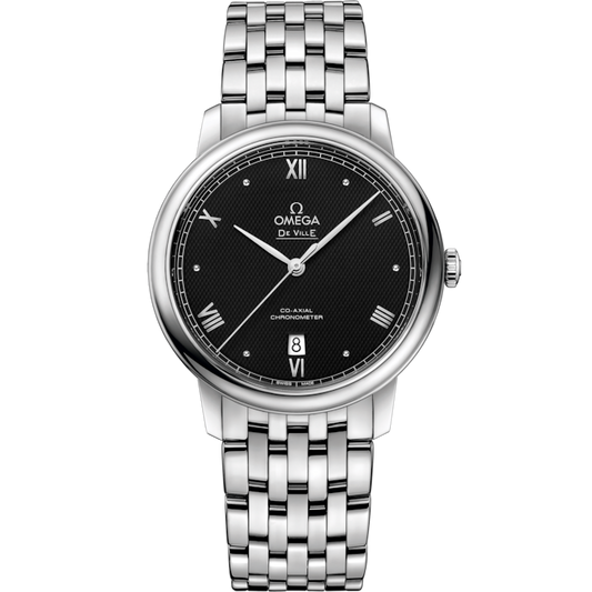 Omega De Ville Prestige 39.5 mm Steel Black Dial Bracelet 424.10.40.20.01.002