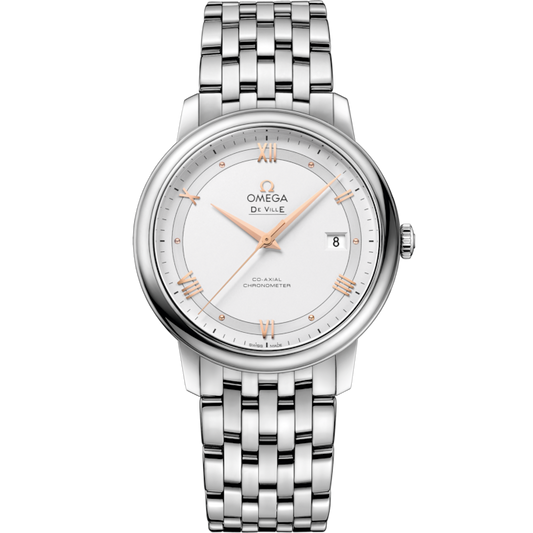 Omega De Ville Prestige 39.5 mm Steel Silver Dial Bracelet 424.10.40.20.02.002
