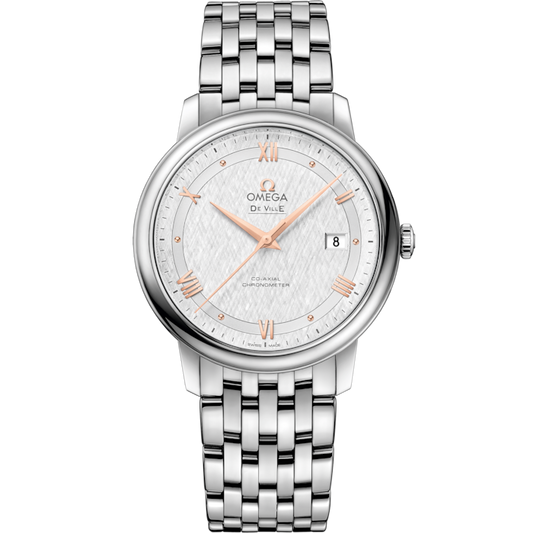 Omega De Ville Prestige 39.5 mm Steel Silver Dial Bracelet 424.10.40.20.02.004
