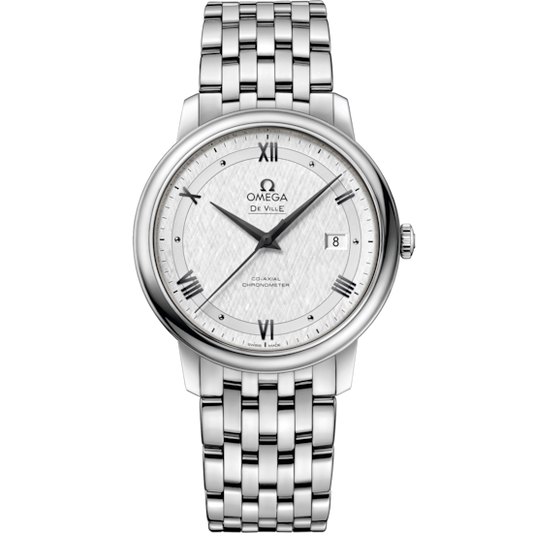 Omega De Ville Prestige 39.5 mm Steel Silver Dial Bracelet 424.10.40.20.02.005