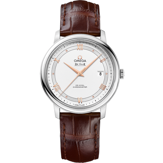 Omega De Ville Prestige 39.5 mm Steel Silver Dial Strap 424.13.40.20.02.002