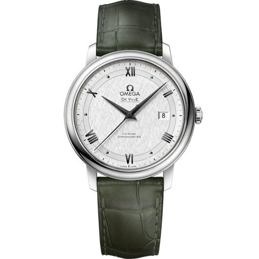 Omega De Ville Prestige 39.5 mm Steel Silver Dial Strap 424.13.40.20.02.006