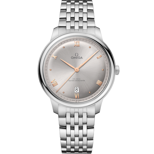Omega De Ville Prestige 40 mm Steel Grey Dial Bracelet 434.10.40.20.06.001