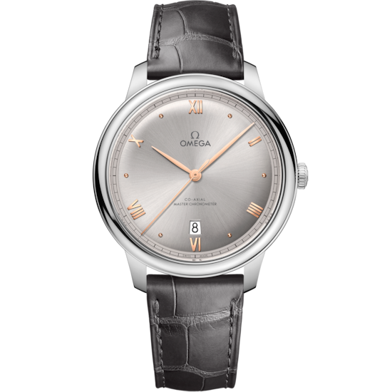 Omega De Ville Prestige 40 mm Steel Grey Dial Strap 434.13.40.20.06.001