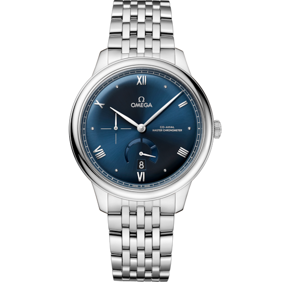 Omega De Ville Prestige 41 mm Steel Blue Dial Bracelet 434.10.41.21.03.002