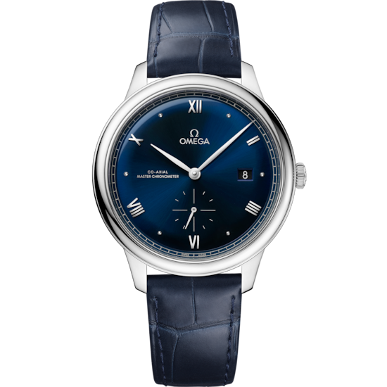 Omega De Ville Prestige 41 mm Steel Blue Dial Strap 434.13.41.20.03.001