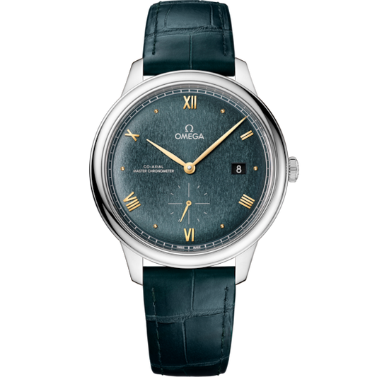 Omega De Ville Prestige 41 mm Steel Green Dial Strap 434.13.41.20.10.001