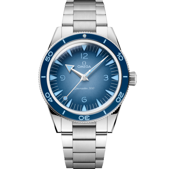Omega Seamaster 300 41 mm Steel Blue Dial Bracelet 234.30.41.21.03.002