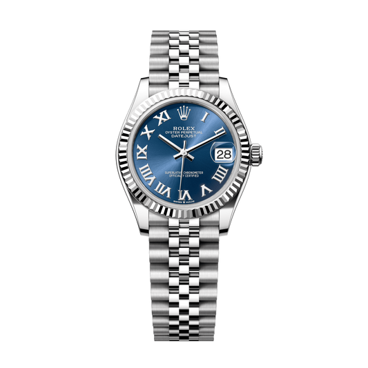 Rolex Datejust 31 mm Oystersteel White Gold Blue Dial Jubilee Bracelet 278274-0034